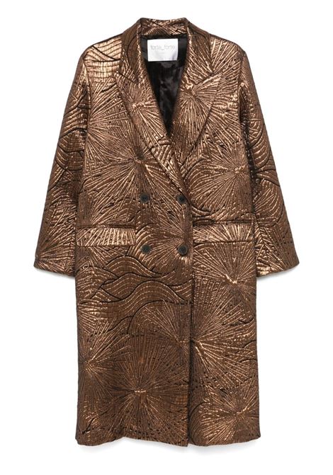 Cappotto Golden Sunrise in marrone Forte forte - donna